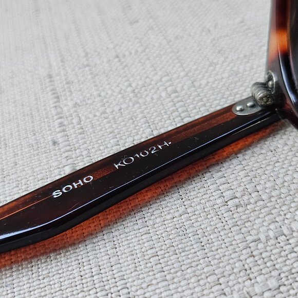 DKNY Women Sunglasses Vintage 90’s Bausch & Lomb Thick Tortoise Cat Eye Glasses - Picture 9 of 15